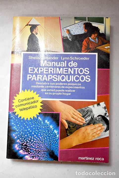 Libros: Manual de experimentos paraps&iacute;quicos.- Ostrander, Sheila