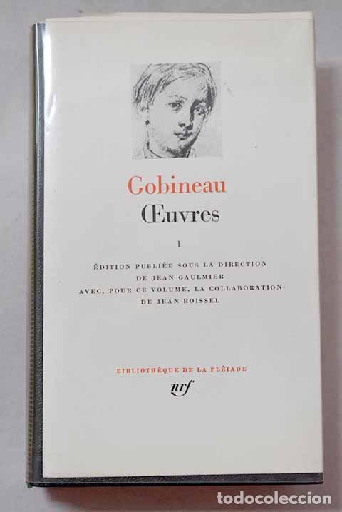 books: Oeuvres, Tomo I: Gobineau.- Gobineau