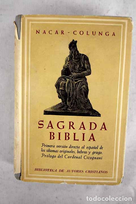 Livres: Sagrada Biblia: : [La Edit. Cat&oacute;lica].