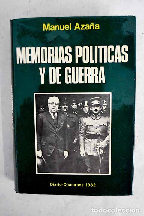 Livros em segunda m&atilde;o: Memorias pol&iacute;ticas y de guerra, tomo II.- Aza&ntilde;a, Manuel