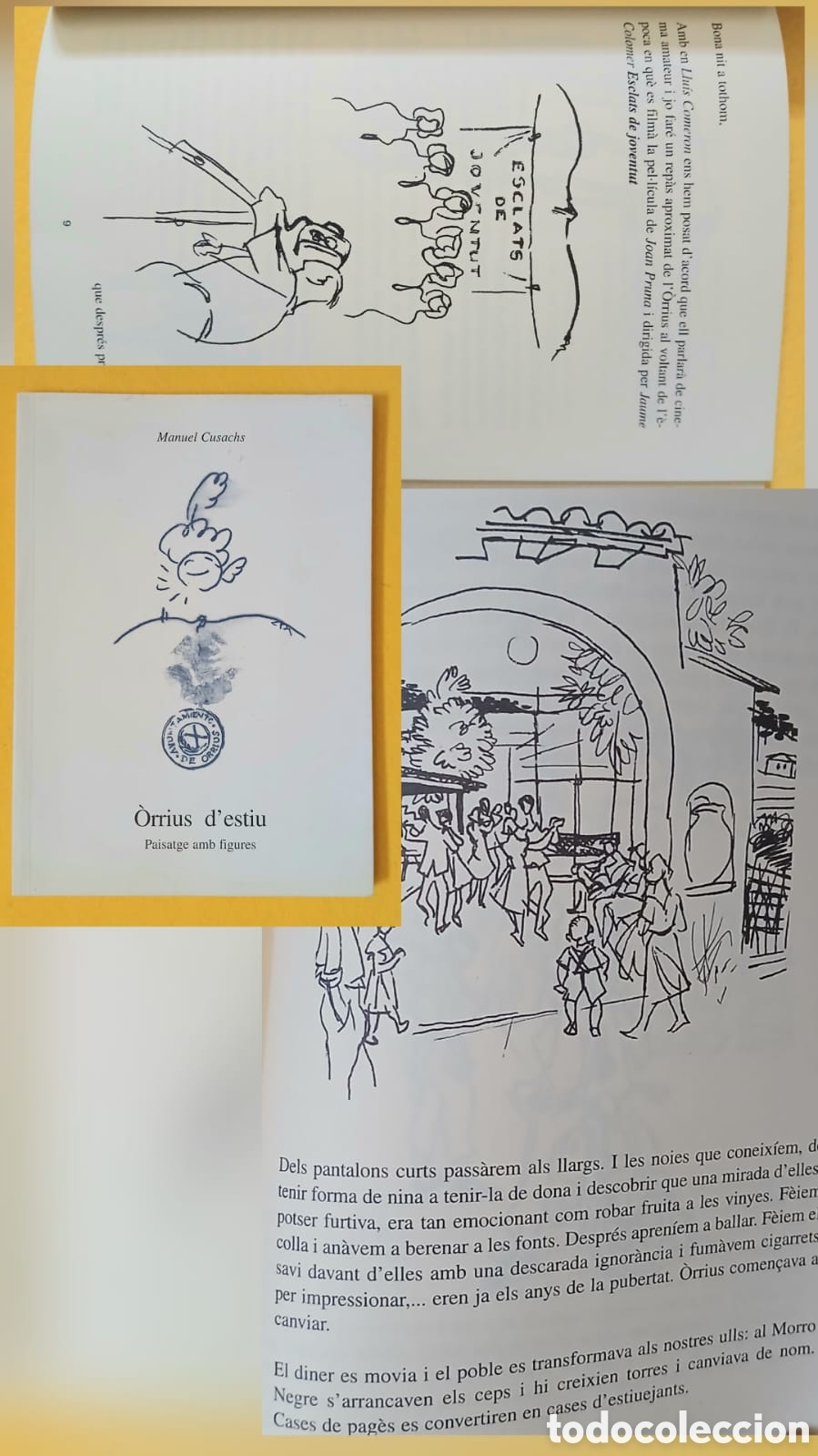 Libros: Manuel Cusachs i Xivill&eacute; &Ograve;rrius d'estiu Paisatge amb figures Xerrada Col&middot;loqui al Club Recreatiu d'&Ograve;