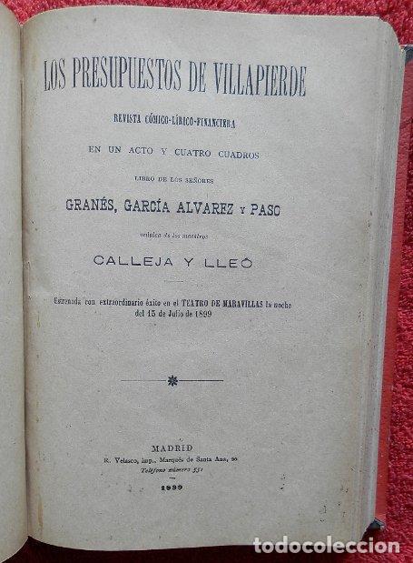 Libros: 20 libretos de zarzuela, y otras piezas teatrales musicadas. - Varios Autores