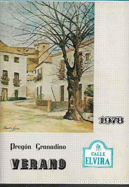 Libros: Calle Elvira. Preg&oacute;n granadino. Verano 1978. - Jos&eacute; M. Bugella y otros