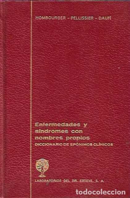 Libros: Entermedades y sindromes con nombres propios - Hombourger y otros