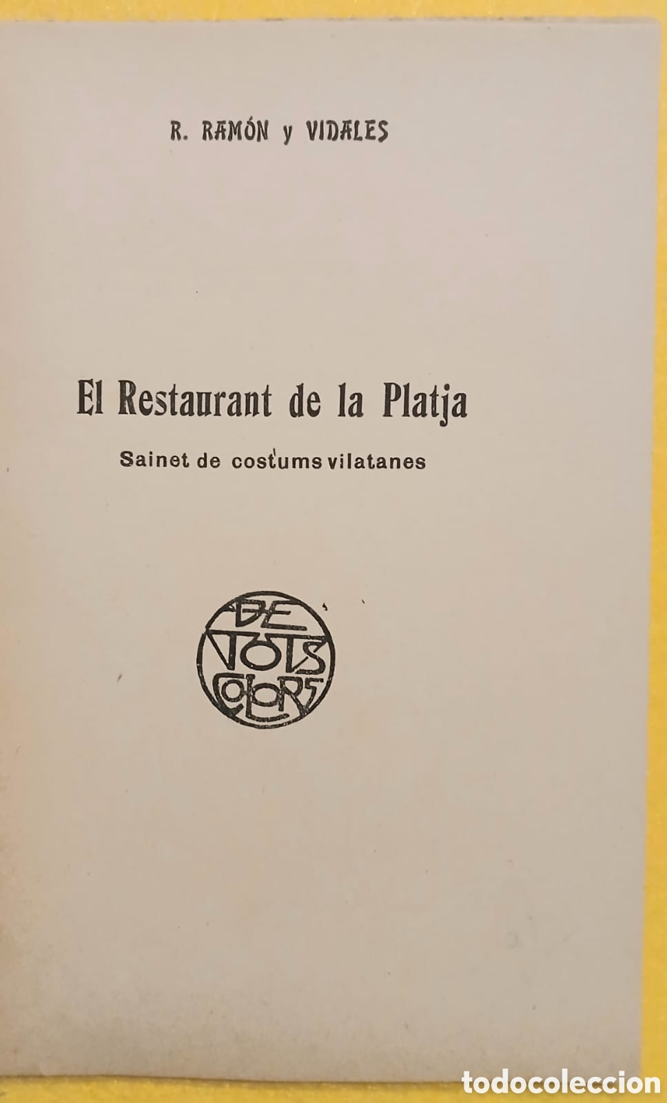 Libros: El restaurant de la platja