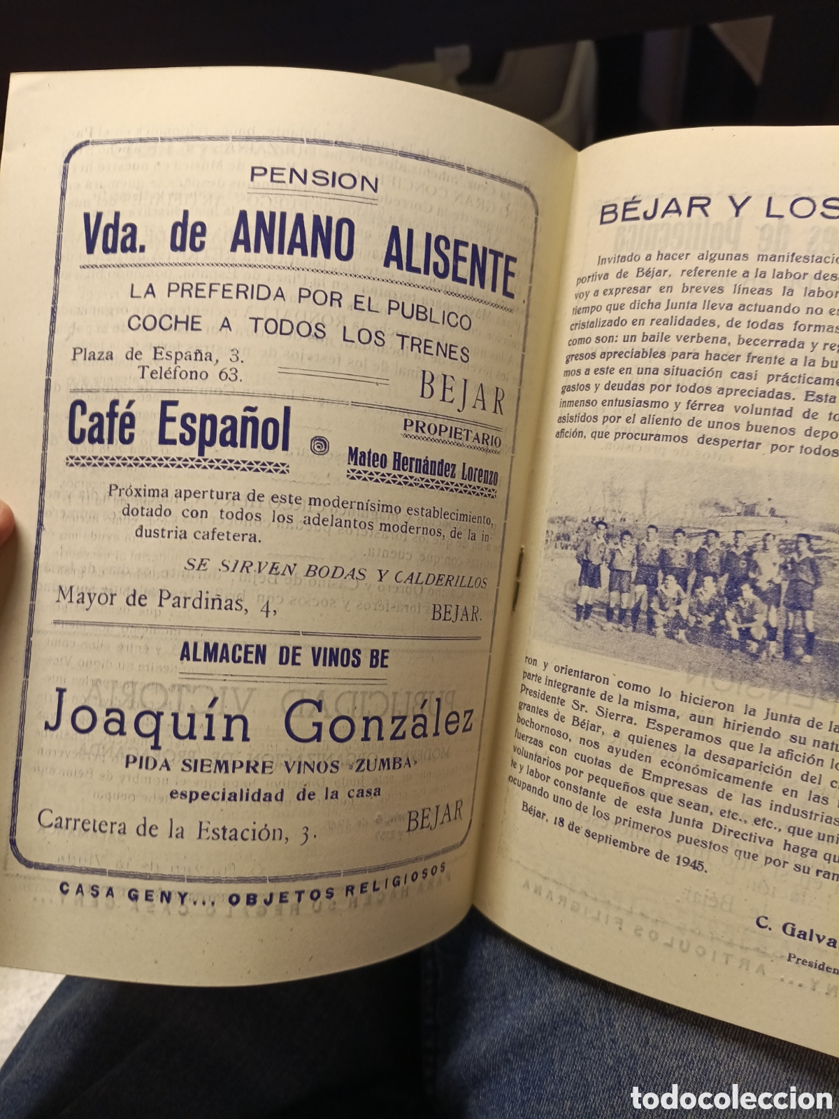 Libros: Ferias y fiestas B&eacute;jar 1945 - Foto 3
