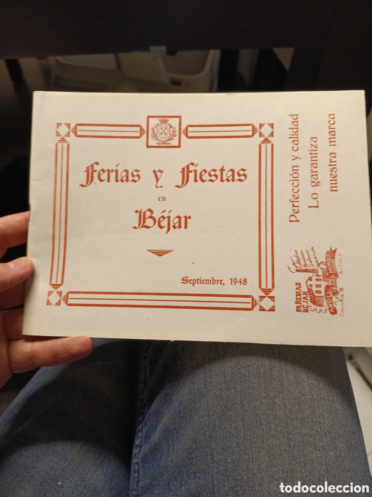 Libros: Libro ferias y fiestas B&eacute;jar 1948