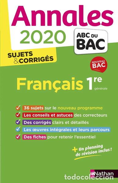 Livres: Annales ABC du Bac 2020 Fran&ccedil;ais 1re- 9782091574479