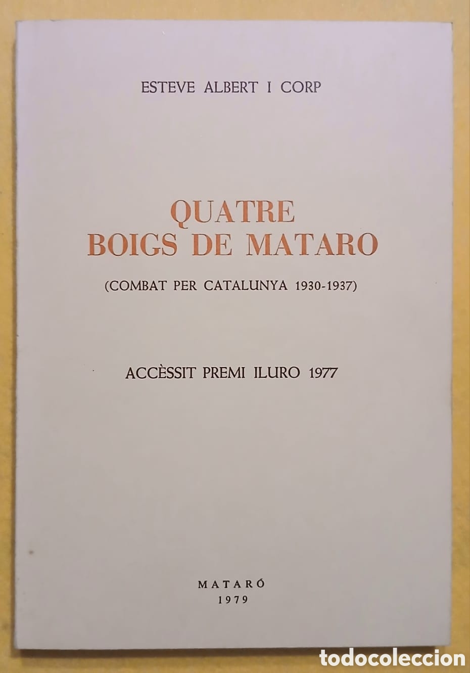 Libros: Quatre boigs de Matar&oacute;