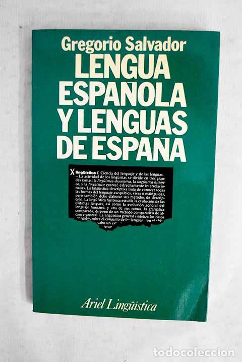 Libri di seconda mano: Lengua espa&ntilde;ola y lenguas de Espa&ntilde;a.- Salvador, Gregorio