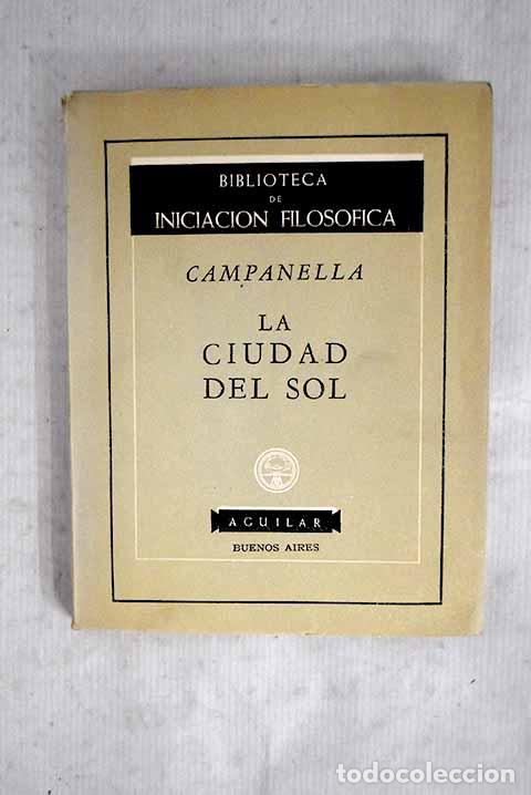 Libros: La ciudad del sol: Campanella, Tommaso.- Campanella, Tommaso