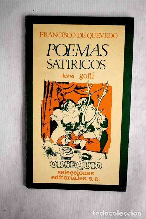 Livros em segunda m&atilde;o: Poemas sat&iacute;ricos: Quevedo y Villegas, Francisco de.- Quevedo y Villegas, Francisco de