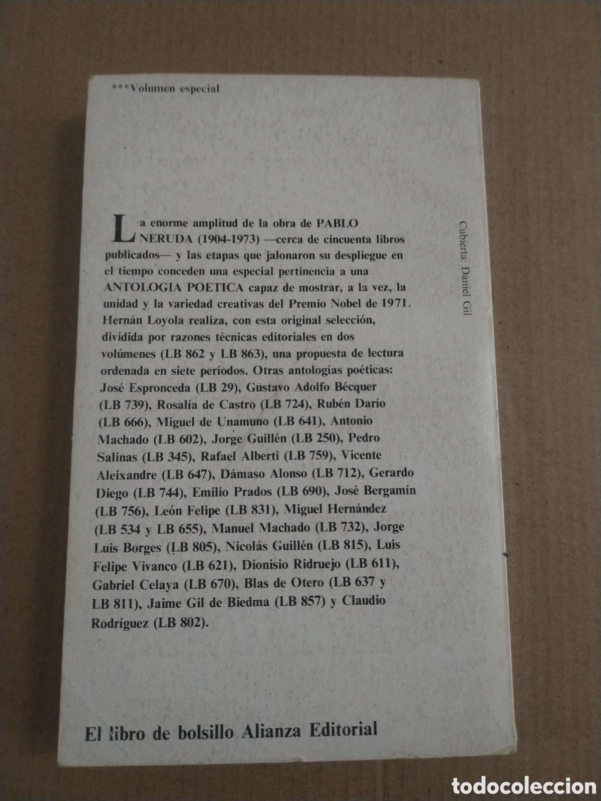 Libros: PABLO NERUDA. ANTOLOGIA POETICA. - Foto 2