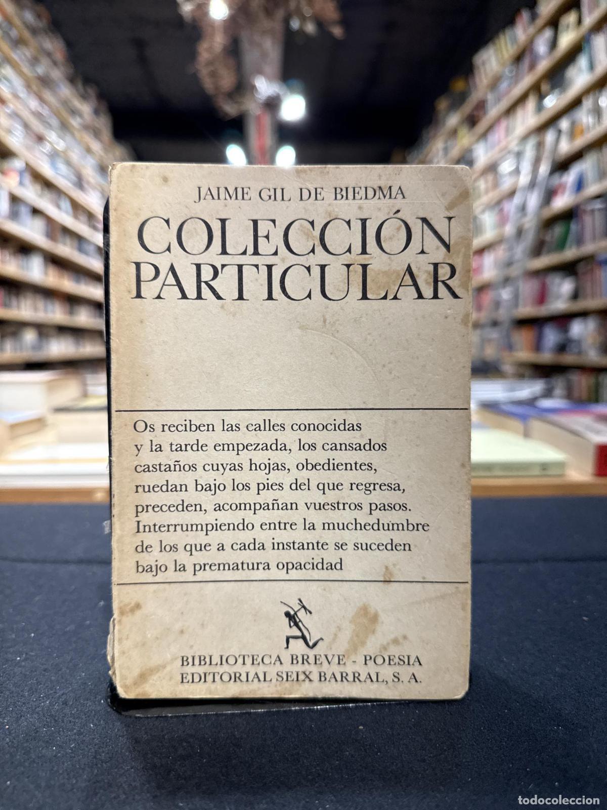 Libros: Colecci&oacute;n particular - Jaime Gil de Biedma