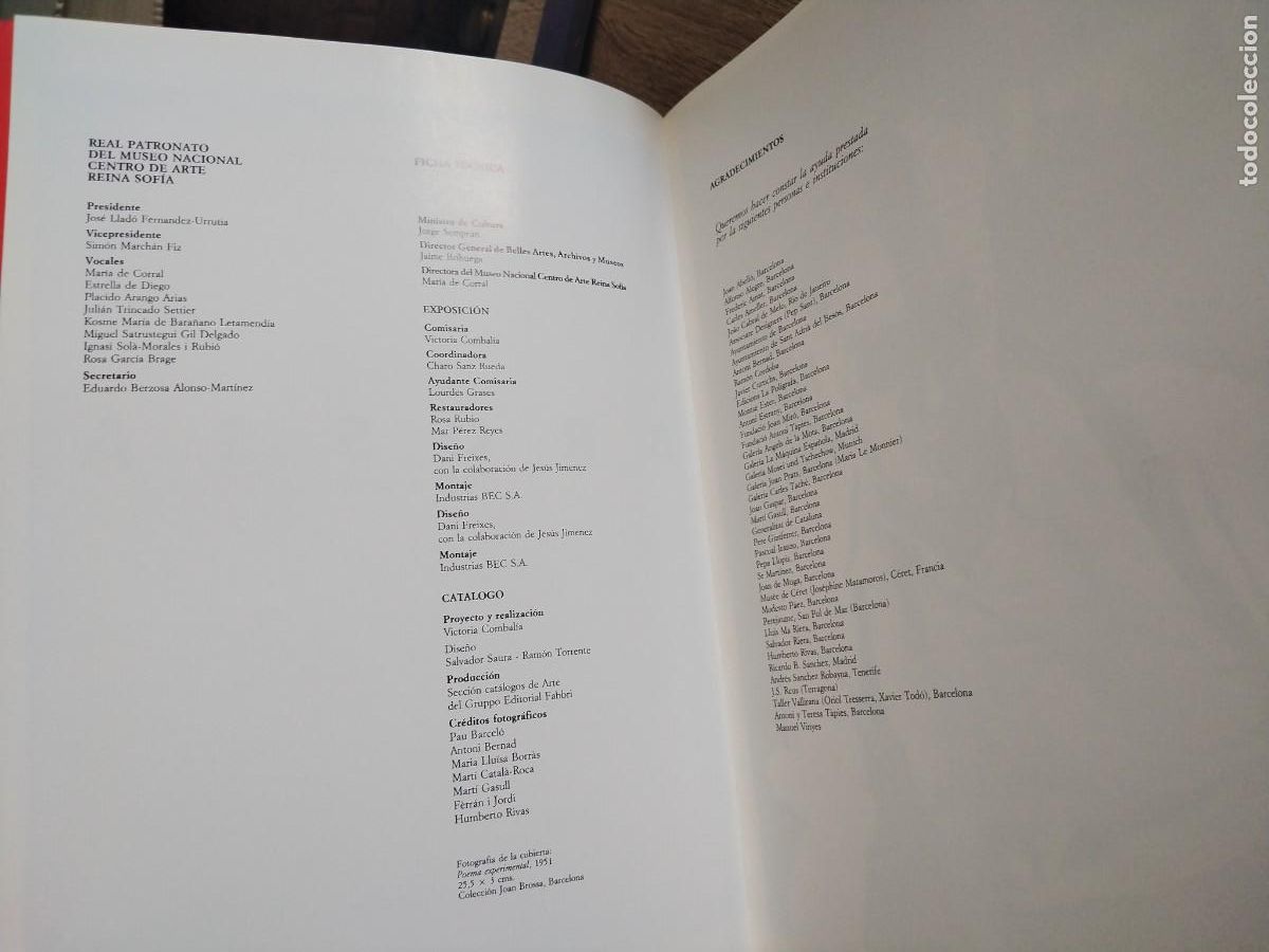 Libros: BROSSA 1941- 1991. MUSEO REINA SOFIA 1991 - Foto 5