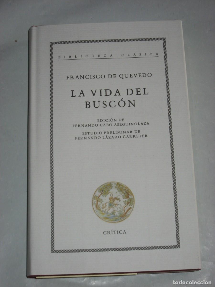Libros: LA VIDA DEL BUSC&Oacute;N - Francisco de Quevedo - Foto 1