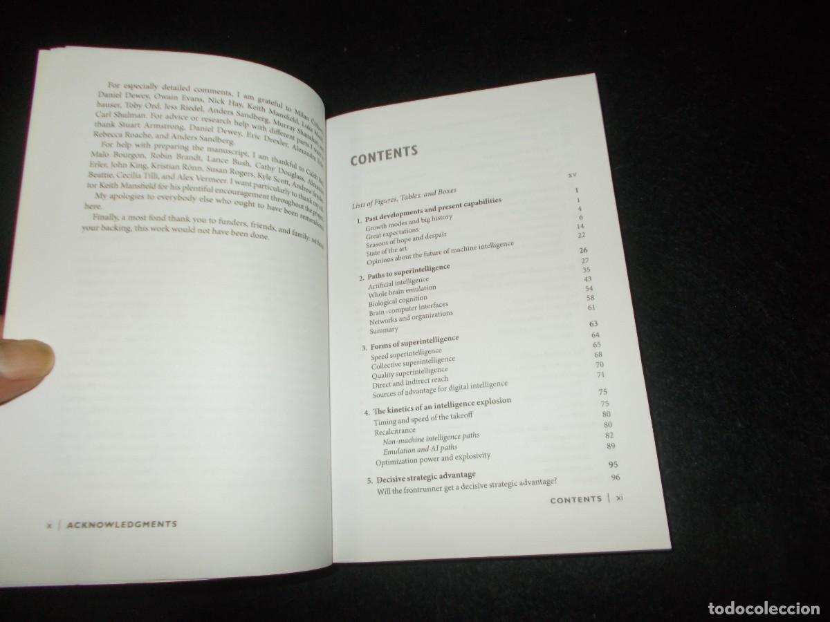 Libros: SUPERINTELLIGENCE Paths, Dangers, Strategies. Nick Bostrom. Oxford 2016. Libro - Foto 2