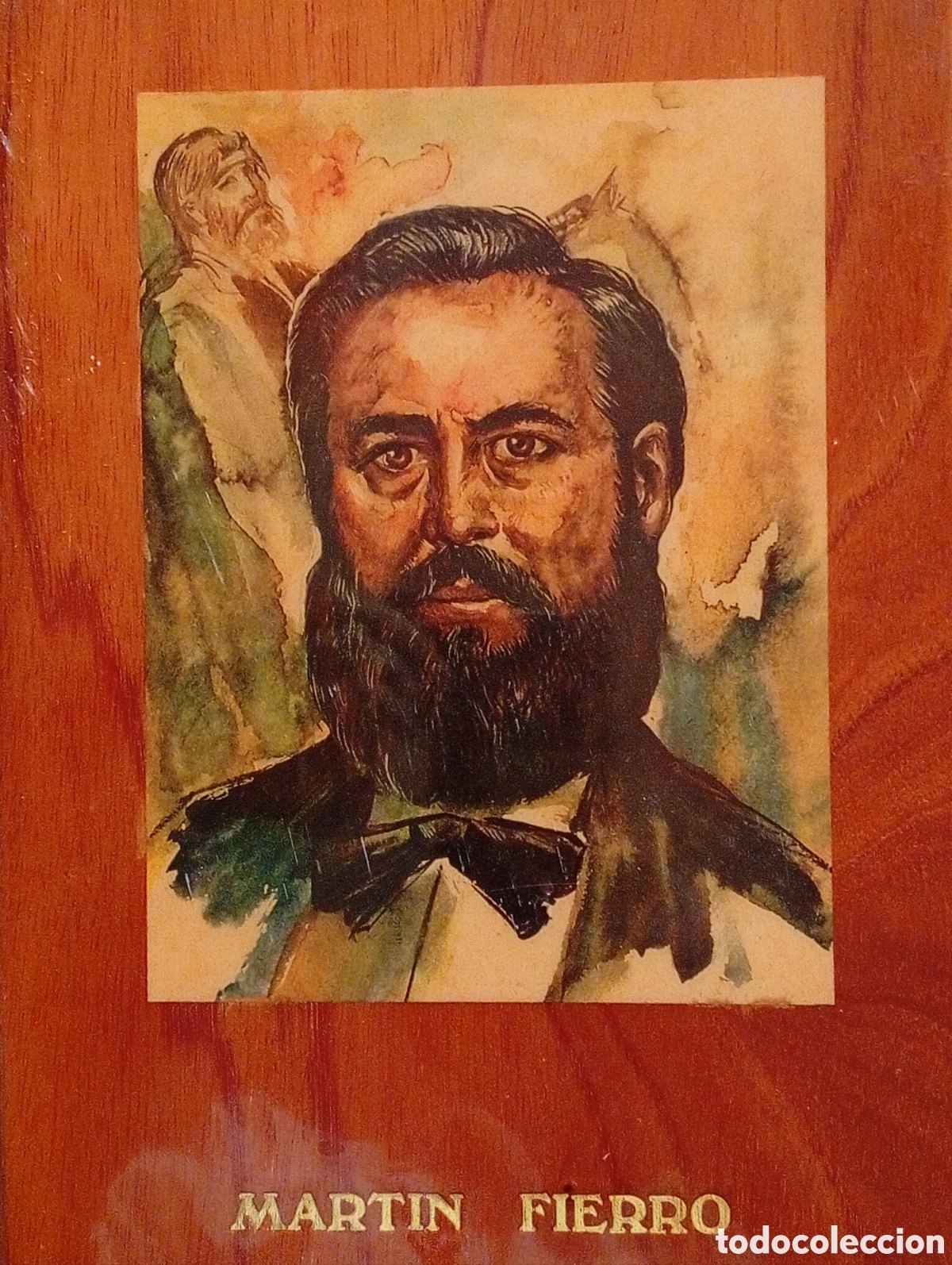 Libros: Mart&iacute;n Fierro El Gaucho por Jos&eacute; Hern&aacute;ndez extraordinaria edici&oacute;n polilingue tapas de madera