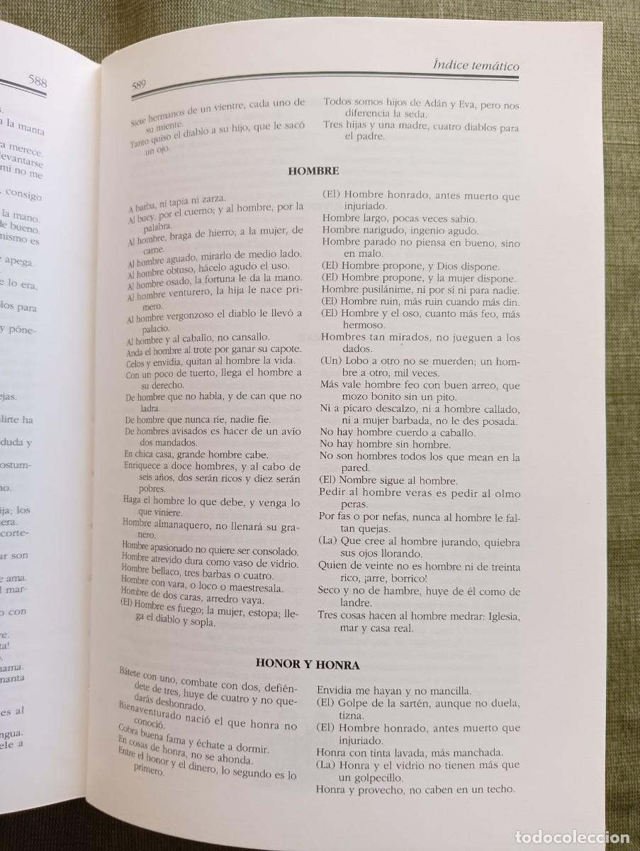 Libros: Diccionario de refranes. Luis Junceda. Espasa Calpe - Foto 3