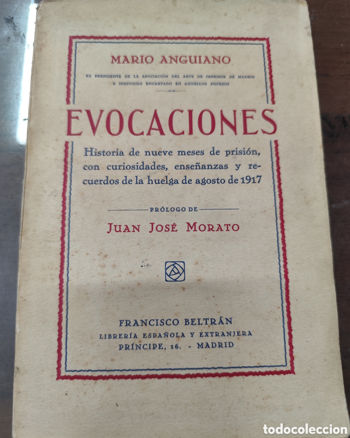 Libros: EVOCACIONES. Historia de nueve meses de prisi&oacute;n,con curiosidades,ense&ntilde;anzas y recuerdos de la huelga