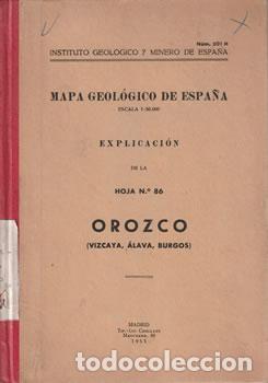 Livros em segunda m&atilde;o: Mapa Geol&oacute;gico de Espa&ntilde;a: Orozco - VV.AA