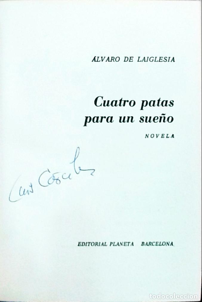 B&uuml;cher: Cuatro patas para un sue&ntilde;o - &Aacute;lvaro de Laiglesia: