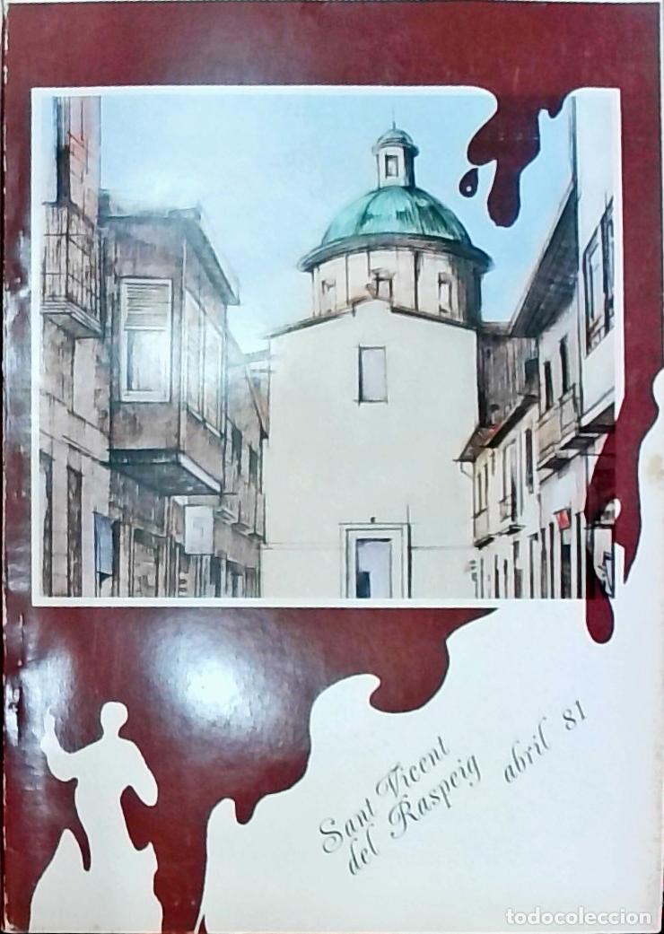 Libri di seconda mano: Sant Vicent del Raspeig Abril 81. Programa oficial de fiestas patronales y de moros y cristianos - C