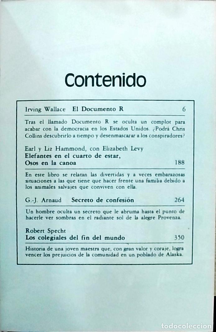 Libros: Los mejores libros condensados. El documento R. Los elefantes en el cuarto de estar, osos en la cano