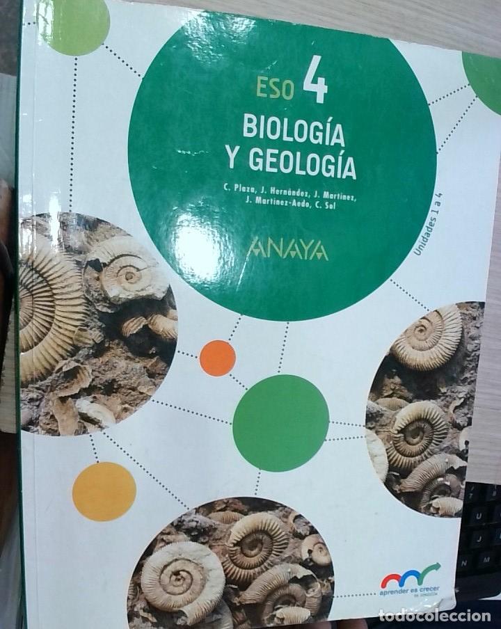 Libros: Biolog&iacute;a y Geolog&iacute;a 4 ESO. Unidades 1 a 4 - Concepci&oacute;n Plaza Escribano y otros:
