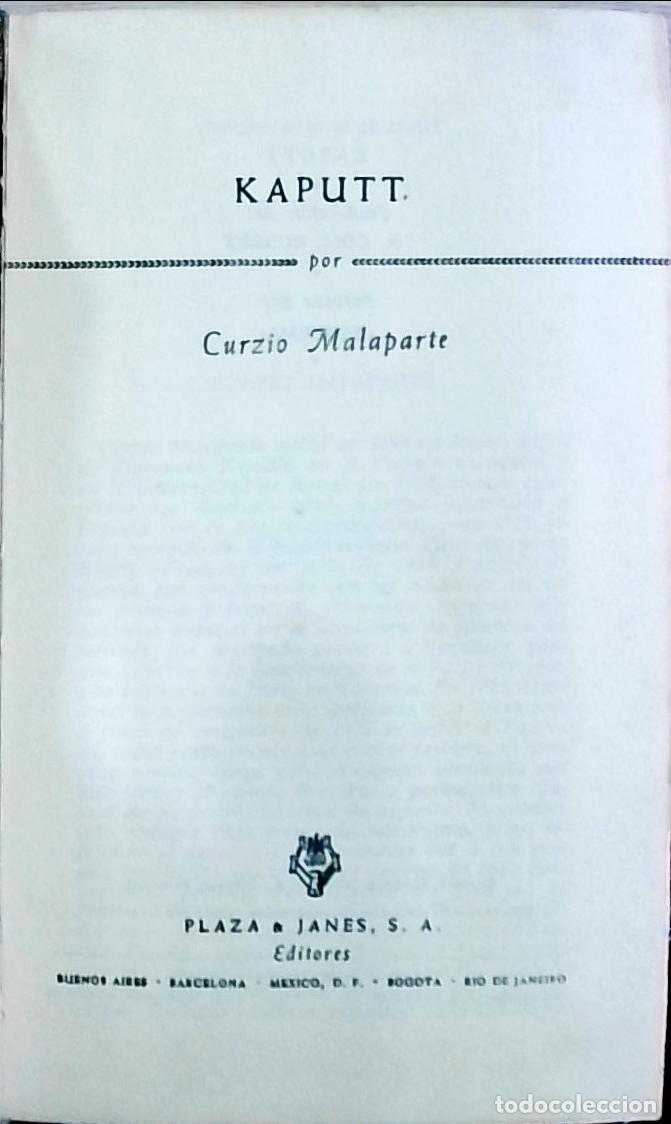 Libros: Kaputt - Curzio Malaparte: