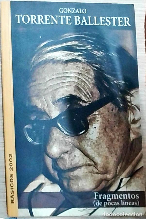 Libros: Fragmentos (de pocas l&iacute;neas) - Gonzalo Torrente Ballester: