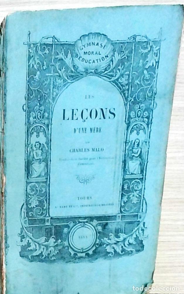 Livros em segunda m&atilde;o: Les le&ccedil;ons d'une m&egrave;re - Malo, Charles: