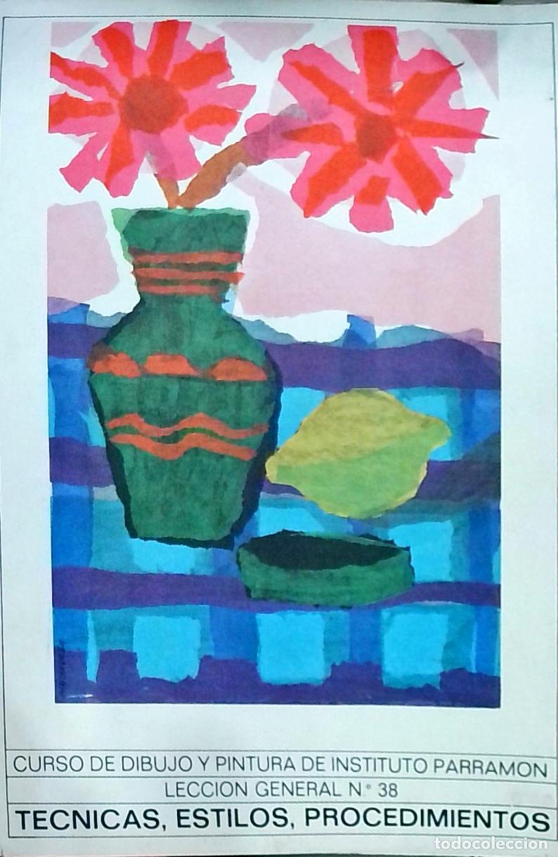 B&uuml;cher: Curso de dibujo y pintura de Instituto Parram&Oacute;n. Leccion General N.&ordm; 38: Tecnicas, estilos, procedim