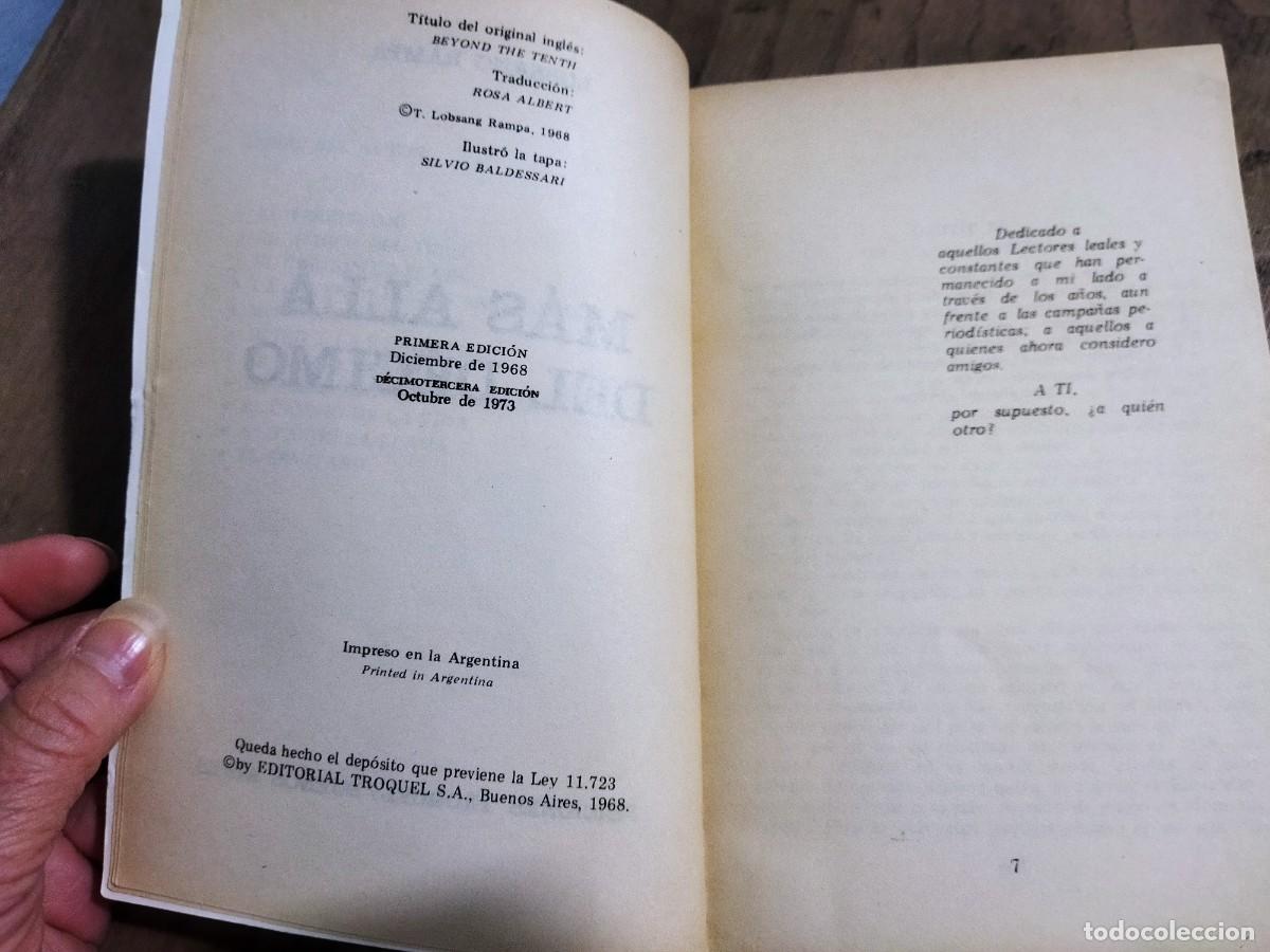 Libros: MAS ALLA DEL DECIMO - RAMPA , LOBSANG - Foto 2