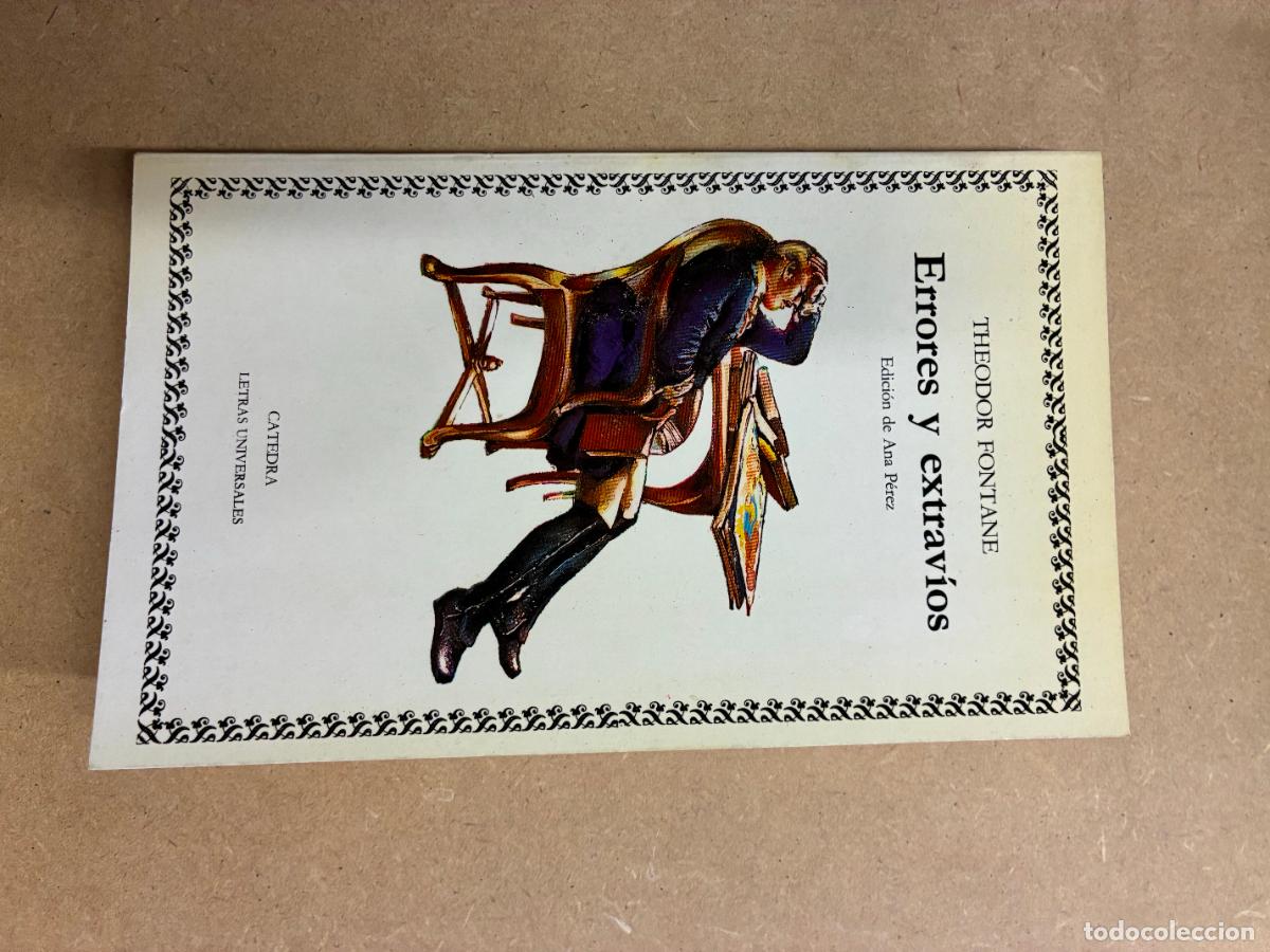Libros: ERRORES Y EXTRAV&Iacute;OS - THEODOR FONTANE