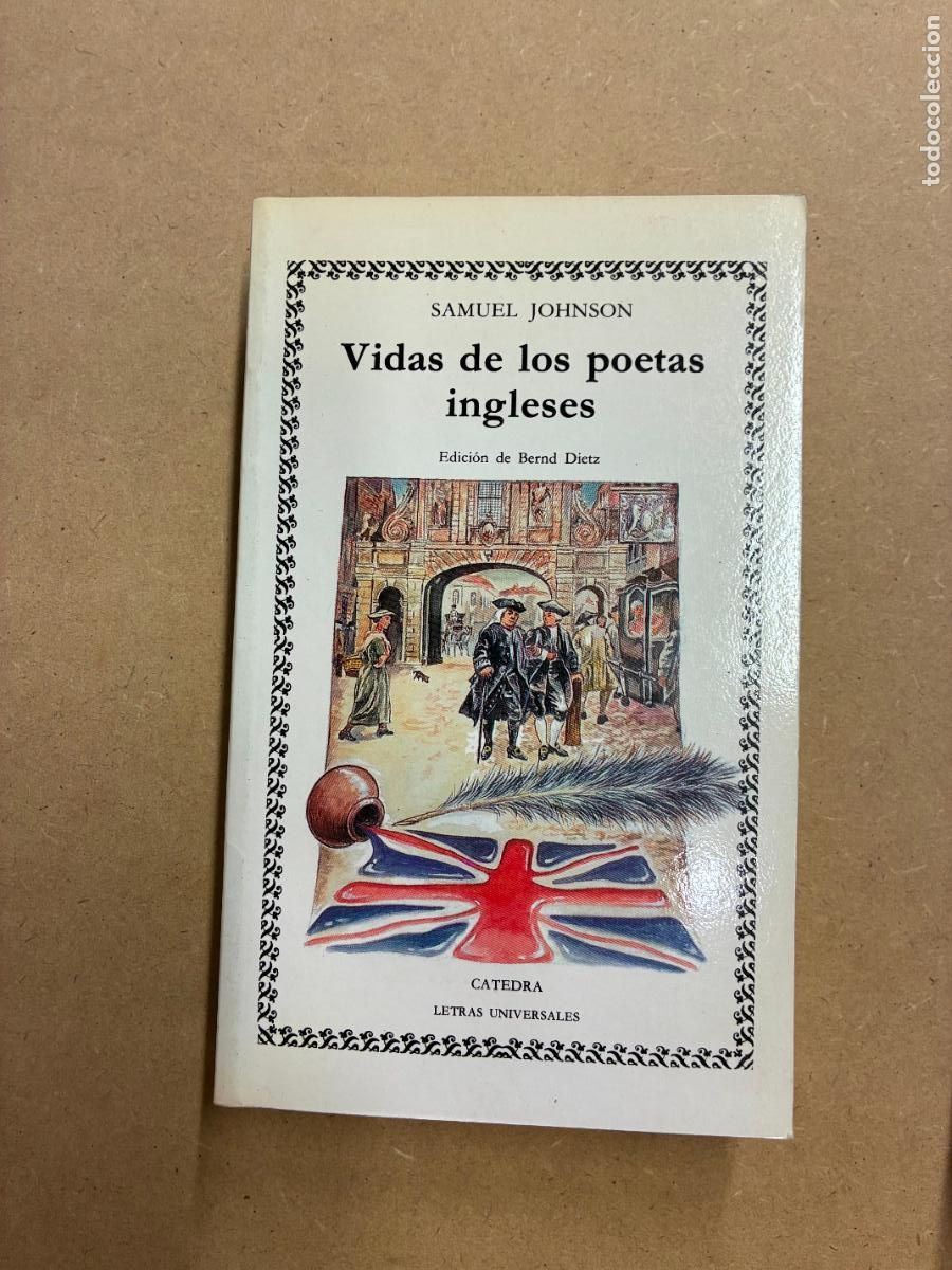 Libros: VIDAS DE LOS POETAS INGLESES - SAMUEL JHONSON