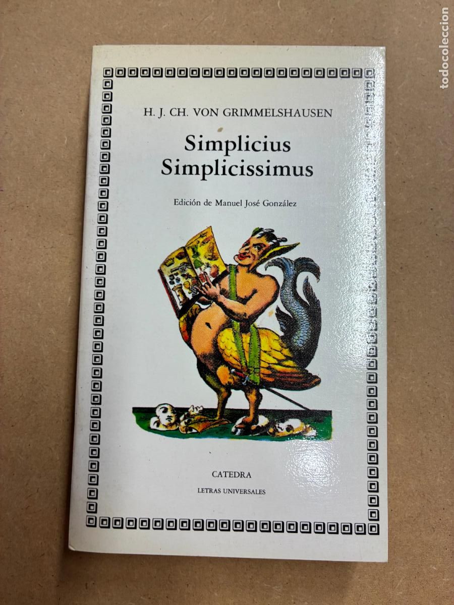 Libros: SIMPLICIUS SIMPLICISSIMUS - H.J.CH. VON GRIMMELSHAUSEN