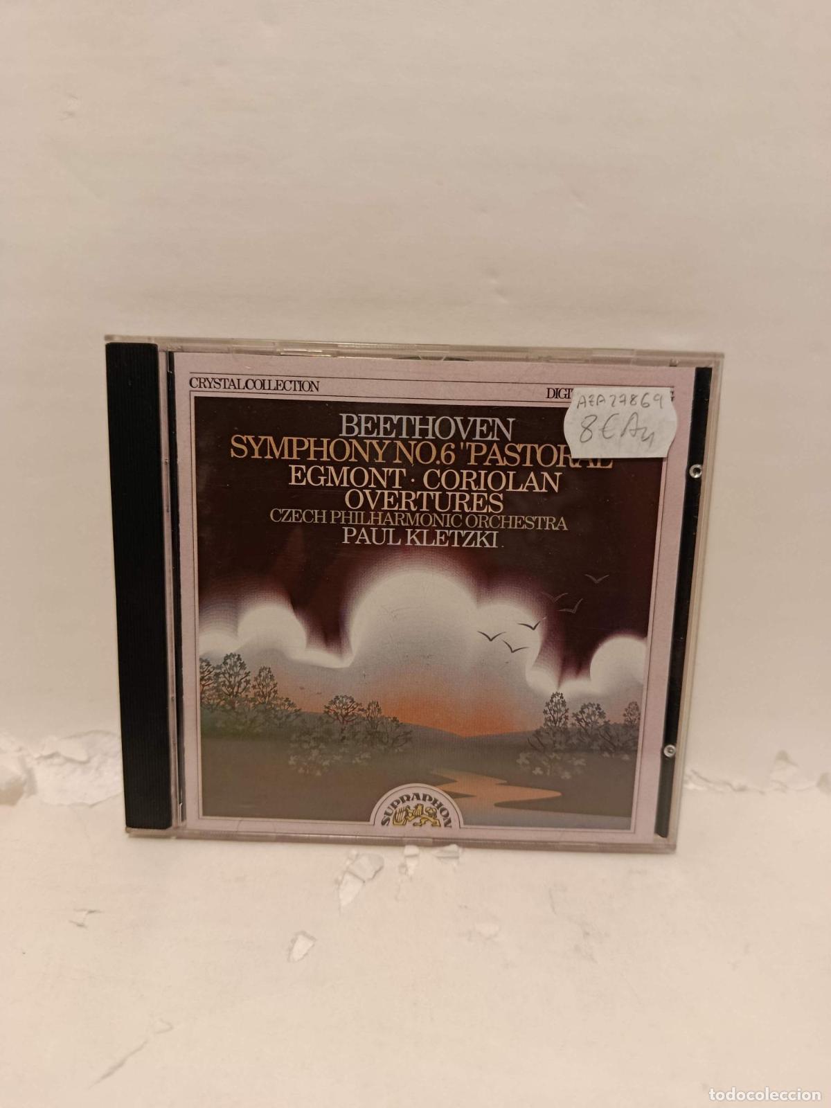 Livros em segunda m&atilde;o: BEETHOVEN. SYMPHONY NO.6 PASTORAL. Egmont - Coriolan overtures. Czech Philarmonic Orchestra. Paul Kl