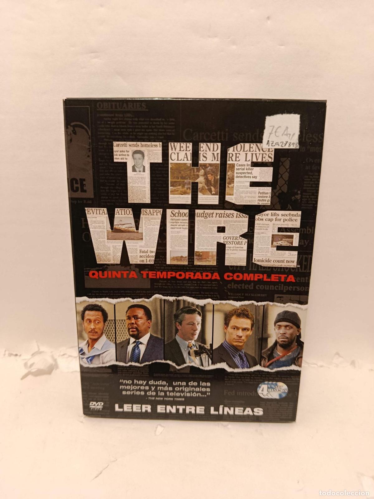 B&uuml;cher: THE WIRE:QUINTA TEMPORADA COMPLETA (4 DISCOS) -