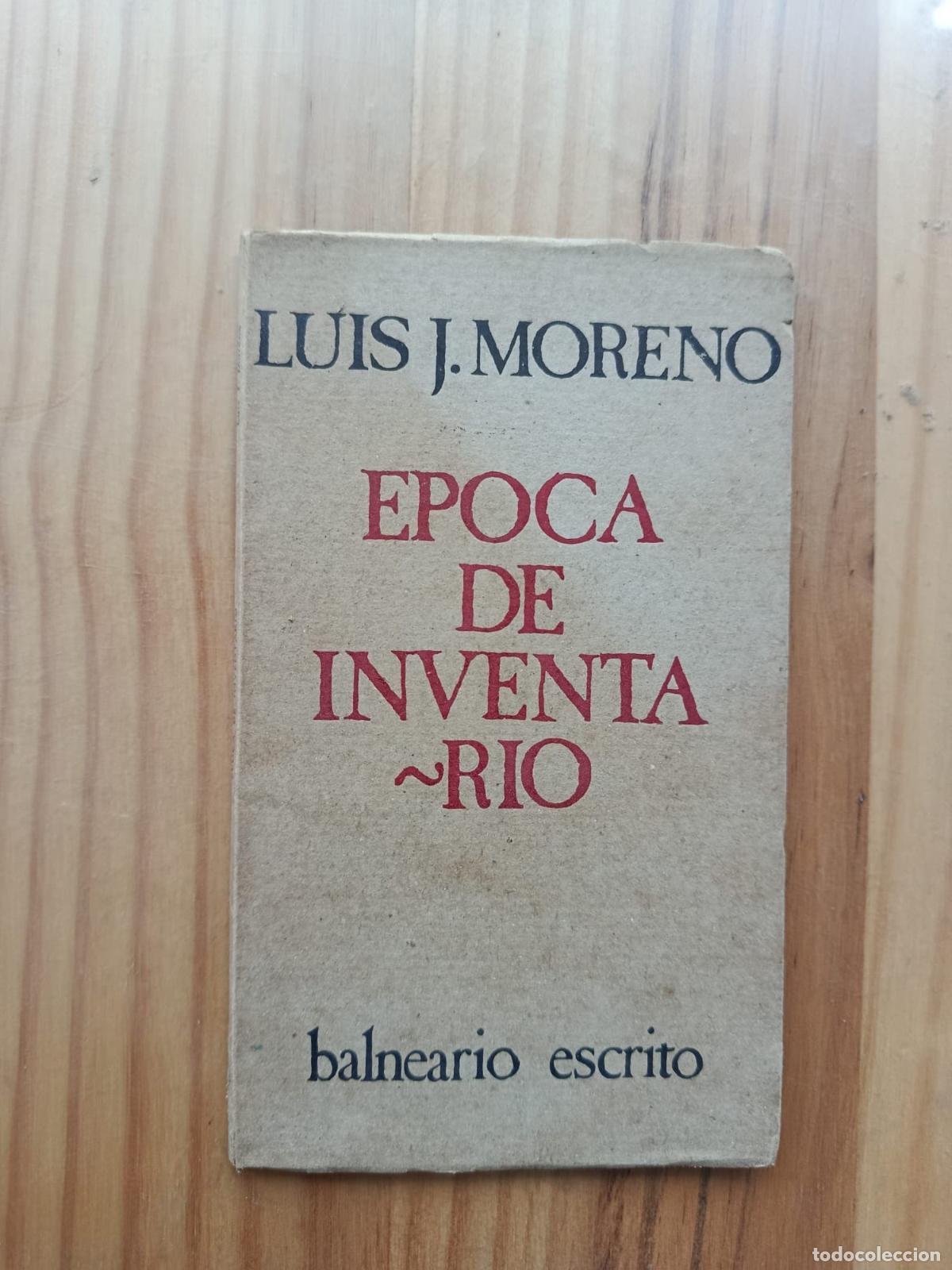 Libros: &Eacute;poca de inventario - MORENO, LUIS JAVIER - Foto 2