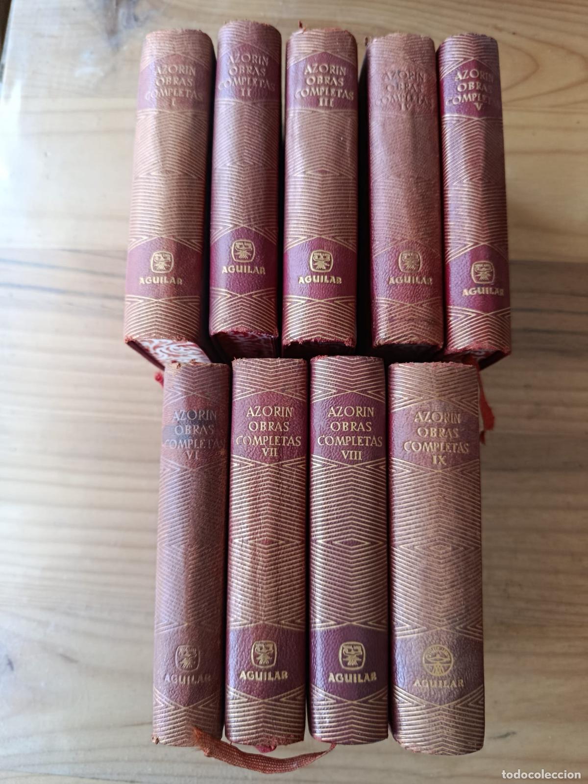 B&uuml;cher: OBRAS COMPLETAS 9 TOMOS, COMPLETA (AGUILAR, 1959) - AZOR&Iacute;N