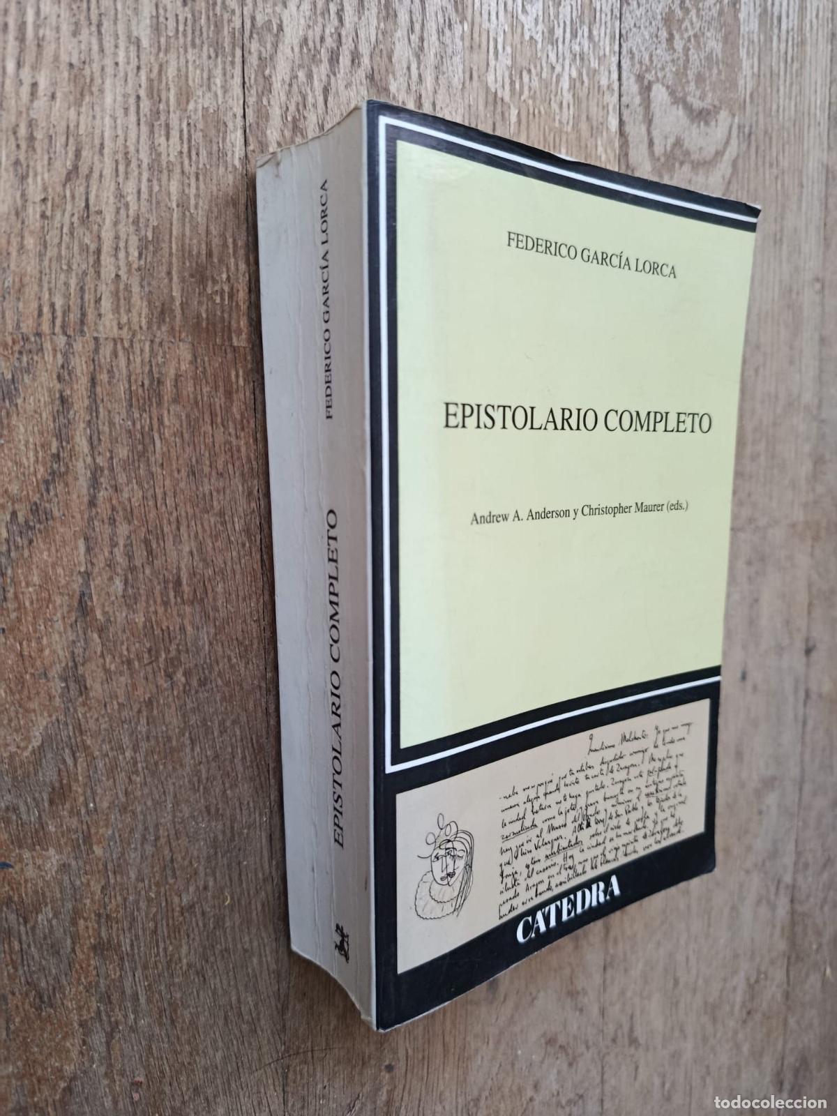 books: EPISTOLARIO COMPLETO - Federico Garc&iacute;a Lorca