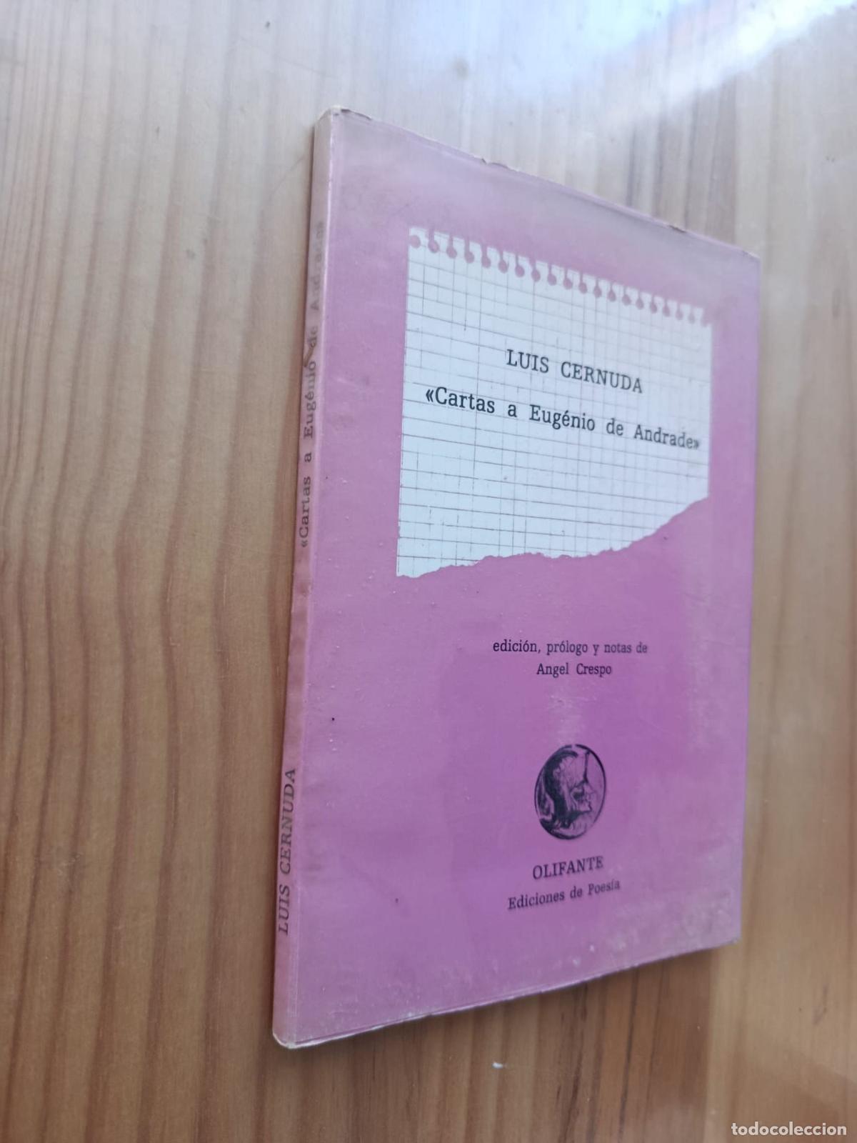 Libros: CARTAS A EUGENIO DE ANDRADE - LUIS CERNUDA - Foto 1