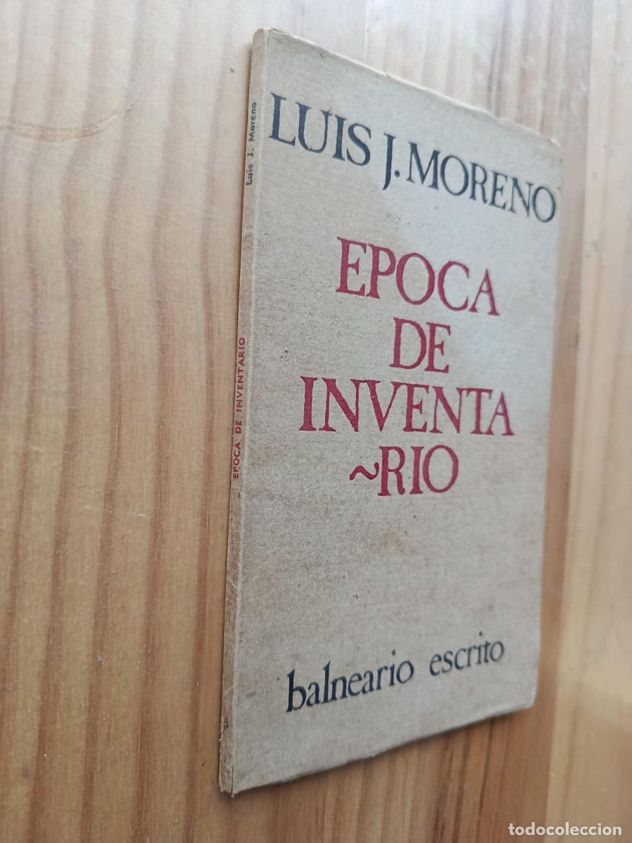Libri di seconda mano: &Eacute;poca de inventario - MORENO, LUIS JAVIER