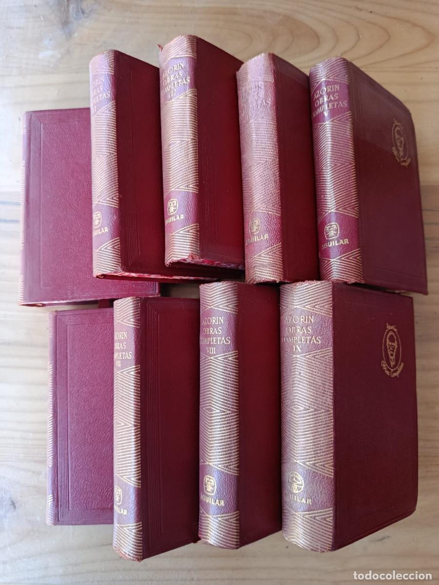 Libros: OBRAS COMPLETAS 9 TOMOS, COMPLETA (AGUILAR, 1959) - AZOR&Iacute;N - Foto 2