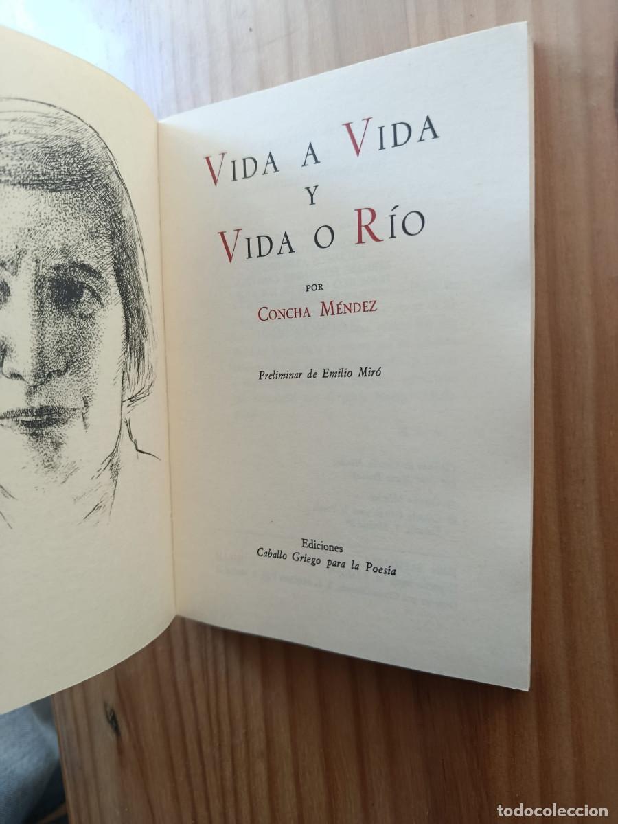 Libros: VIDA AVIDA Y VIDA O R&Iacute;O - CONCHA M&Eacute;NDEZ - Foto 2