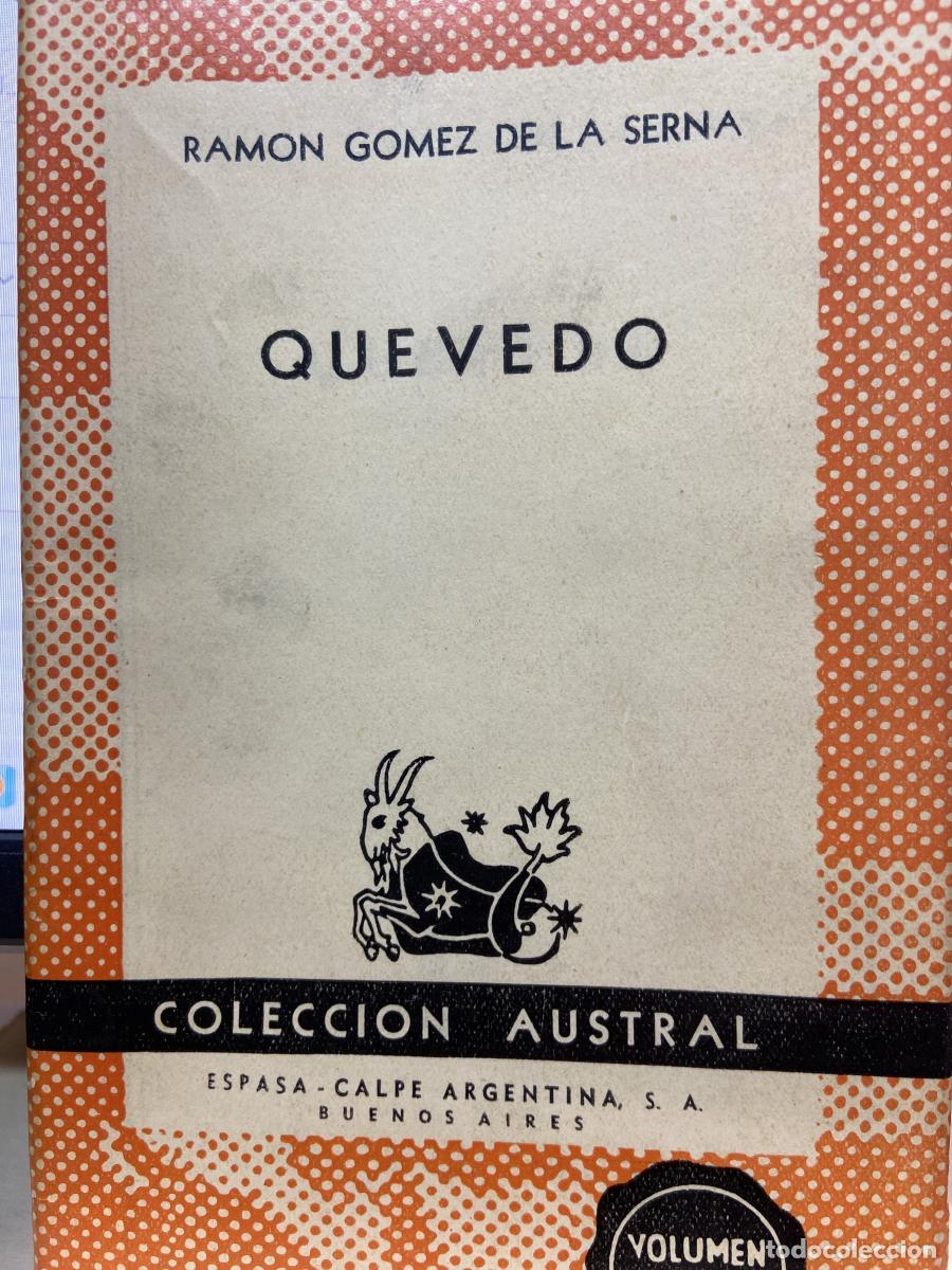 Libros: QUEVEDO - Ram&oacute;n G&oacute;mez de la Serna - Foto 1