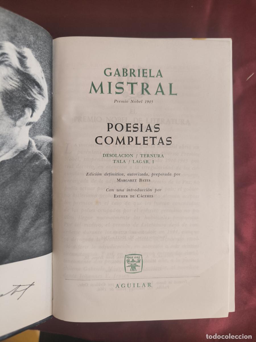Libros: Poes&iacute;as completas - Gabriela Mistral