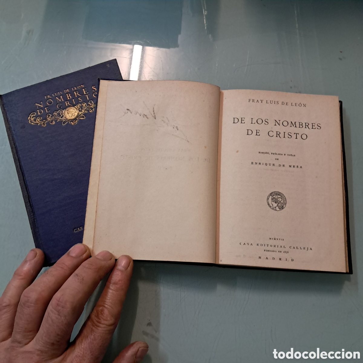Libros: Fray Luis de Le&oacute;n, De los nombres de Cristo, Ed. CALLEJA, 2 tomos - Foto 2