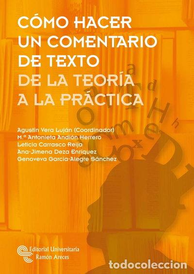 B&uuml;cher: C&oacute;mo hacer un comentario de texto- 9788499613352